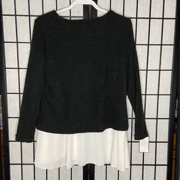 Goodnight Macaroon Knitted Sweater with Mock Layer - Picture 6 of 6